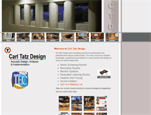 Tablet Screenshot of carltatzdesign.com
